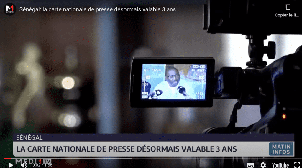 Sénégal: la carte nationale de presse désormais valable 3 ans