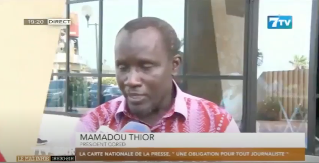 Mamadou Thior: “La Carte nationale de presse est une obligation pour tout journaliste”